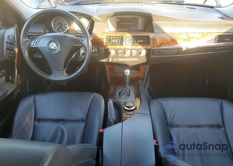 2007 BMW 525 I z USA, uszkodzony, nr VIN WBANE53527CW65581